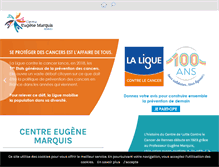 Tablet Screenshot of centre-eugene-marquis.fr
